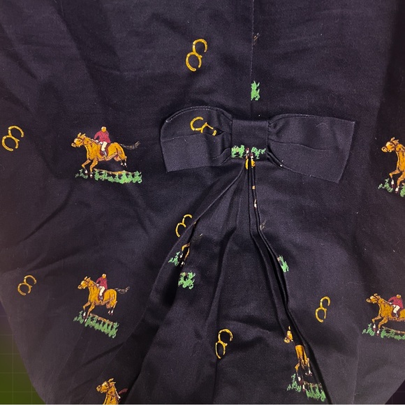 Cullinane dark navy equestrian horses skirt - Picture 3 of 9